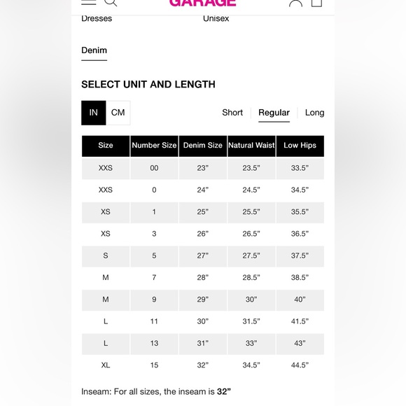 New Garage Denim Black Slouchy Baggy Jeans Size 32 Distressed - Picture 15 of 15